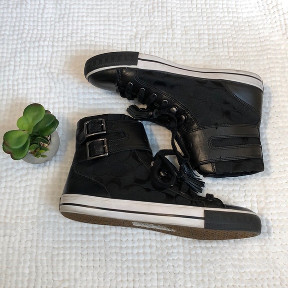 Coach Shoes - Coach Fizzle Hi-Top Sneaker